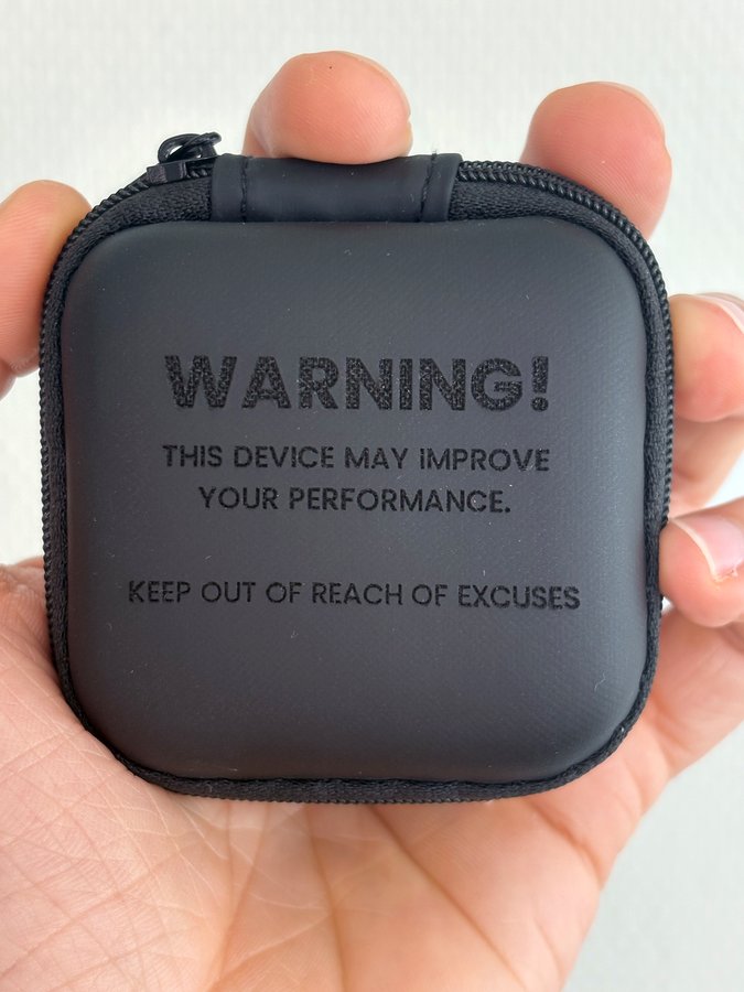 ODKI-VBT zip case, back, with engraved text