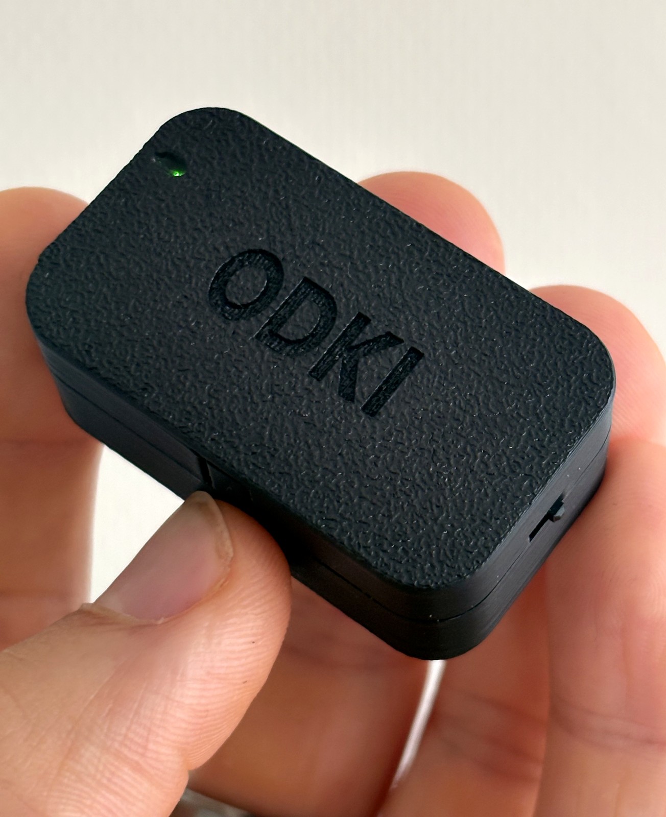 ODKI‑VBT sensor, back — power switch